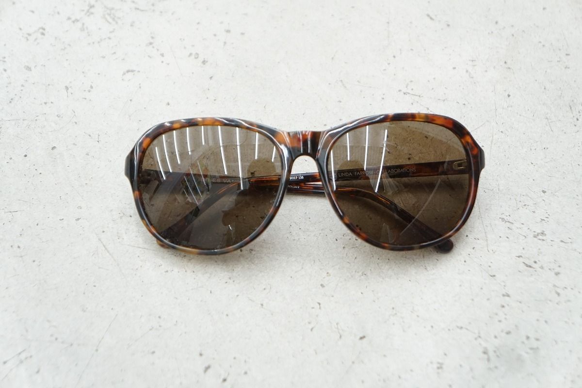 DRIES VAN NOTEN ドリスヴァンノッテン LINDA FARROW リンダ ファロー フレーム サングラス 茶 619 P 2