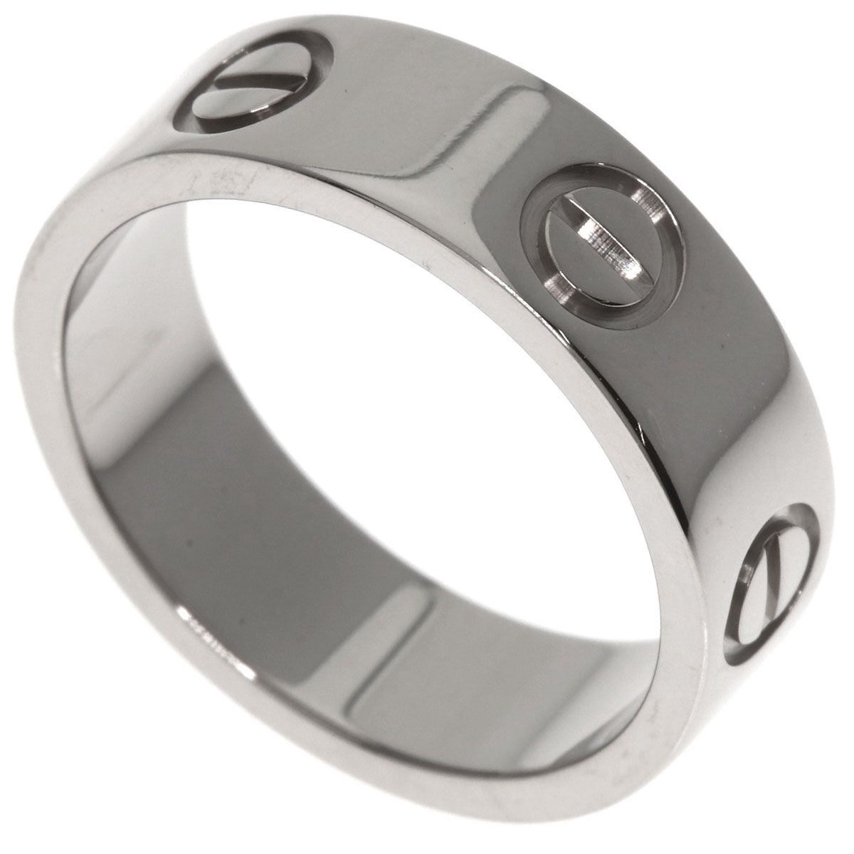 CARTIER カルティエ ラブリング 50 リング 指輪 K18WG レディース