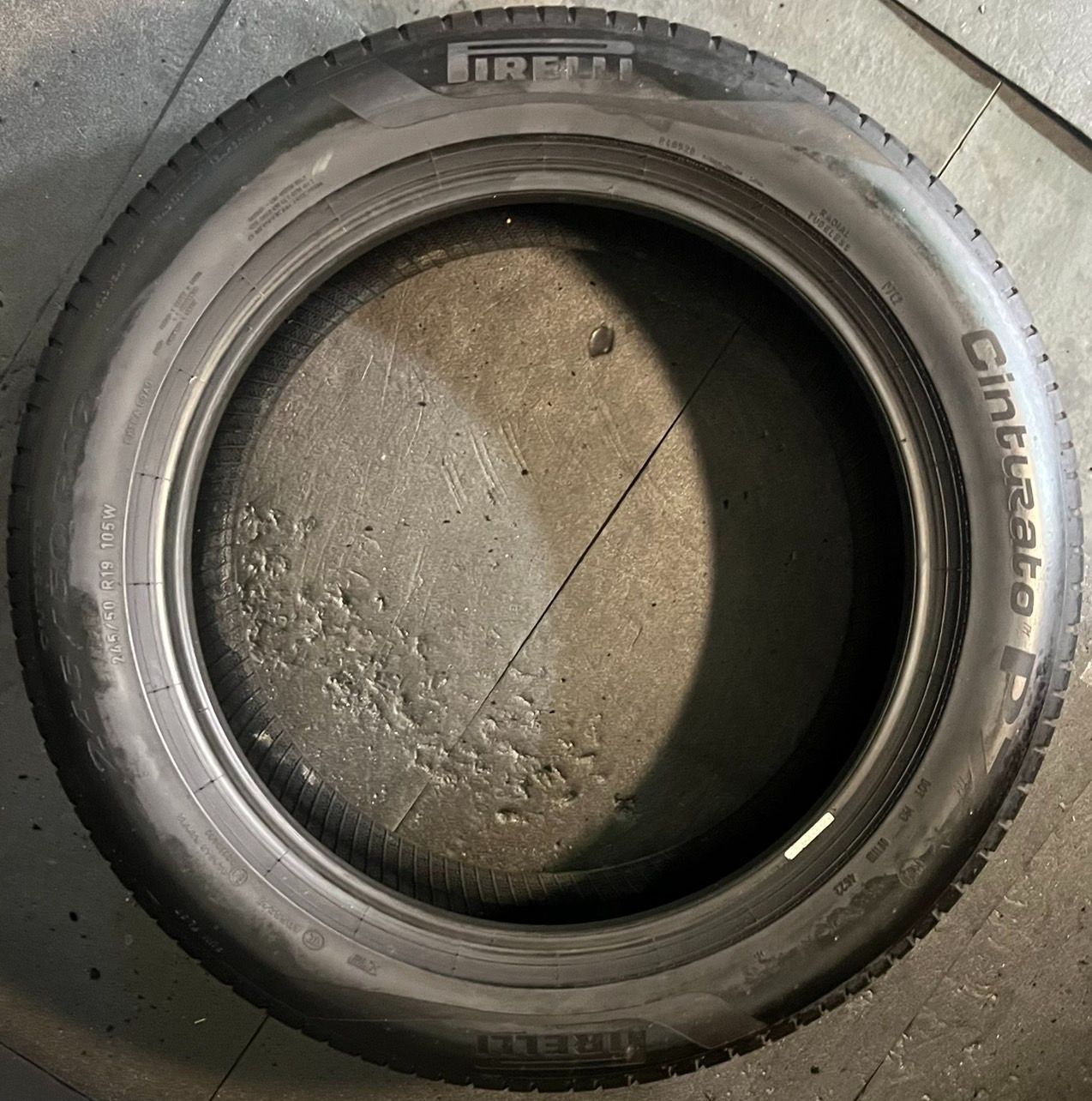 2025年製 約8分山 ピレリ PIRELLI Cinturato P7 ランフラット 245|50R19 2本 送料無料 h_507 FFCRYSTALESIA_COM