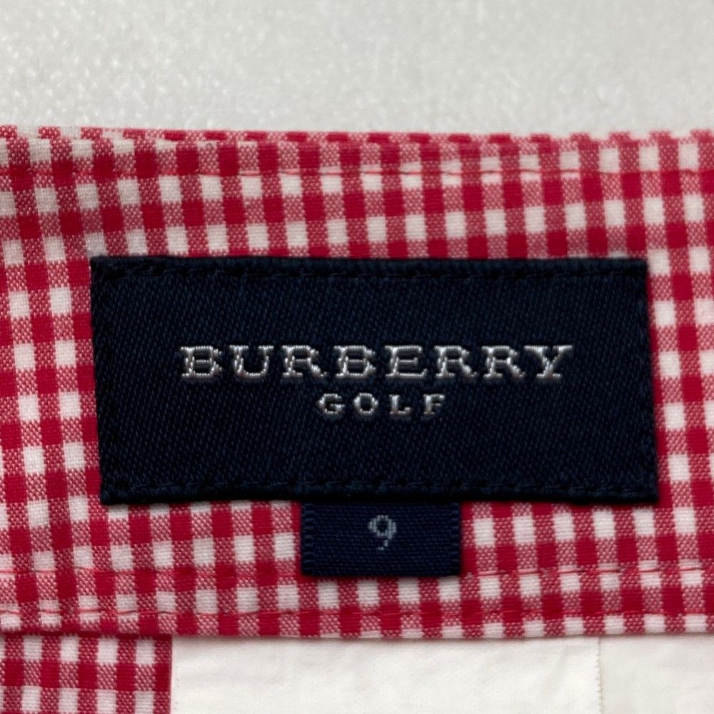 サイズ：9 BURBERRY GOLF バーバリーゴルフ コットン混 ストレッチ