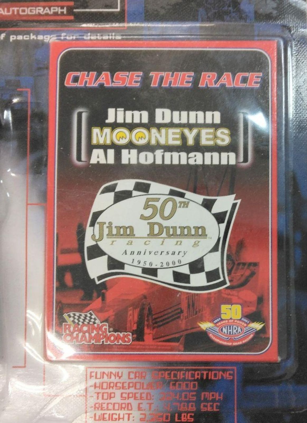 【未使用品】RACING CHAMPION　NHRA50　Jim Dunn　黒 未使用品】RACING CHAMPION NHRA50 Jim Dunn 黒 - メルカリ
