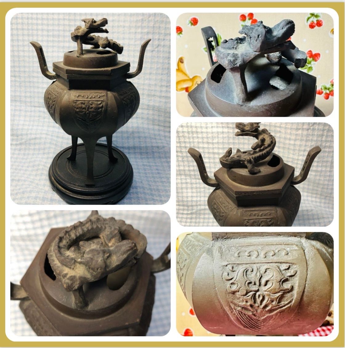 逸品】 文房具 旧蔵 印鑑田黄石 アンティーク 古龍·瑞獸 置物 印材