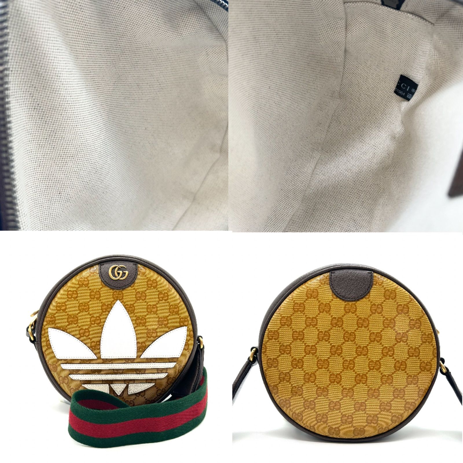GUCCI adidas グッチ　アディダス　ショルダーバッグ　 702640 GUCCI - GUCCI adidas グッチ アディダス ショルダーバッグ
