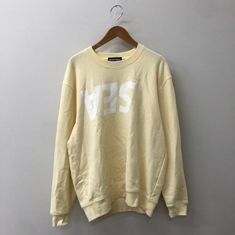 品 WINDANDSEA ウィンダンシー × GODSELECTION XXX ゴッド セレクション トリプルエックス 別注 コラボ LOGO SWEAT ロゴ スウェット 長袖 トップス トレーナー 142-250924-yo-01-tei