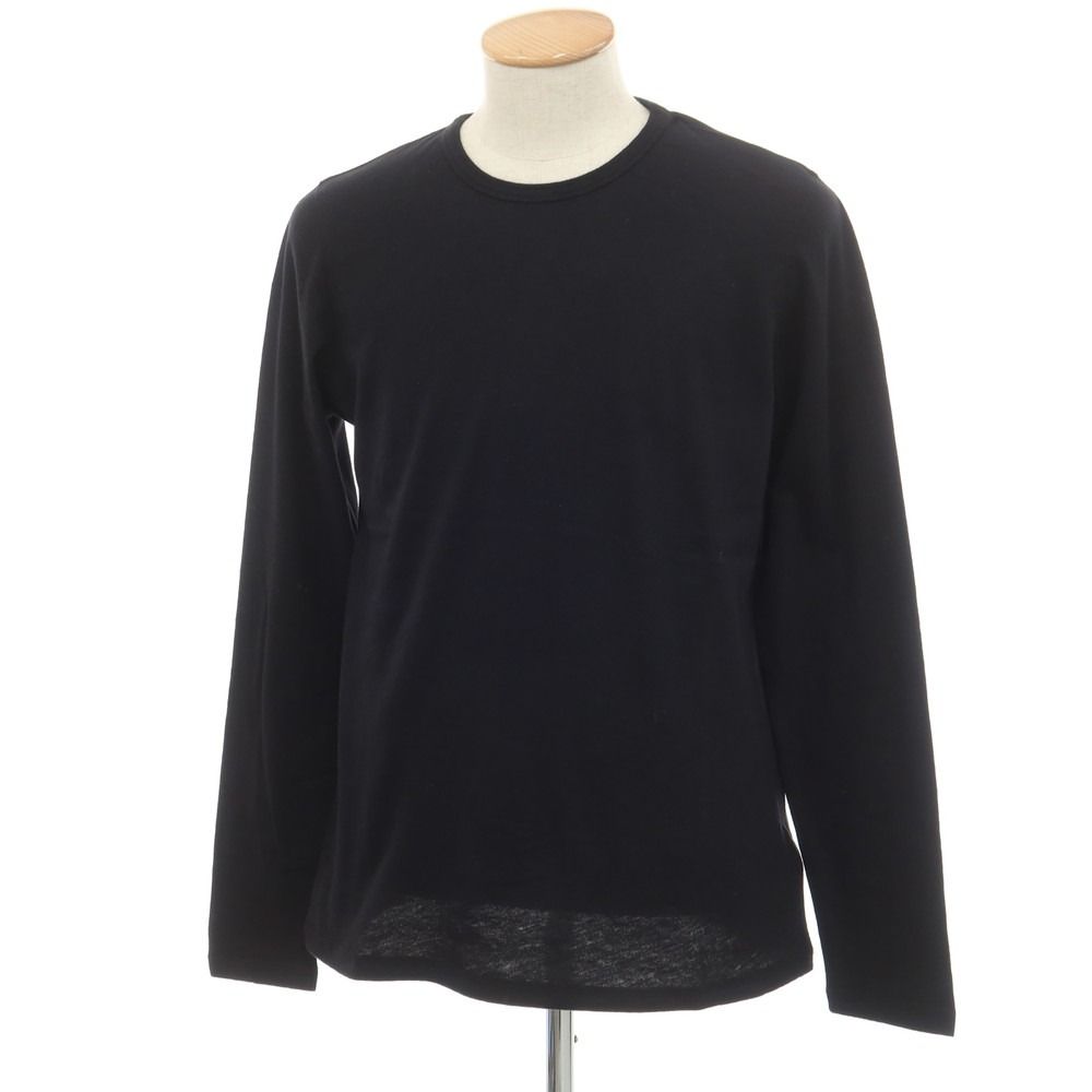 【新品】マジェスティック フィラチュール オム MAJESTIC FILATURES HOMME コットンカシミヤ 長袖Ｔシャツ ブラック【サイズS】【メンズ】