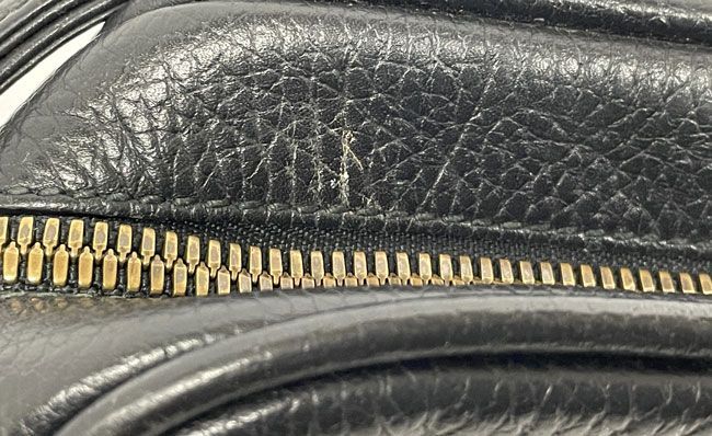 グッチ グッチプリント ショルダーバッグ ポートフォリオ ブラック 黒  