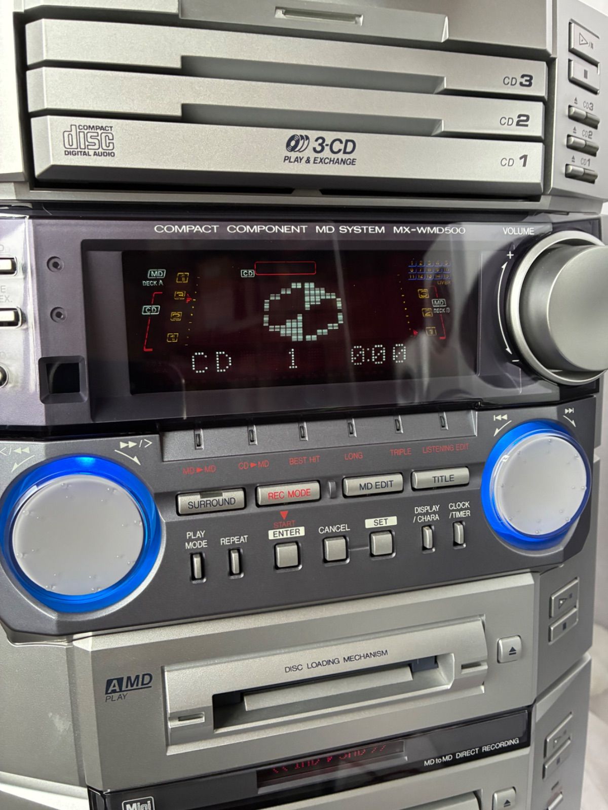 Victor MX-WMD500 コンポ CD MD ラジオ【ジャンク品】 - メルカリ