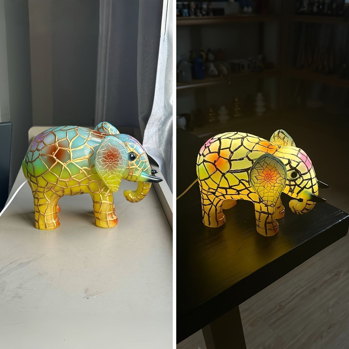 新品・未使用】LEDライト ナイトライト ナイトランプ ゾウ