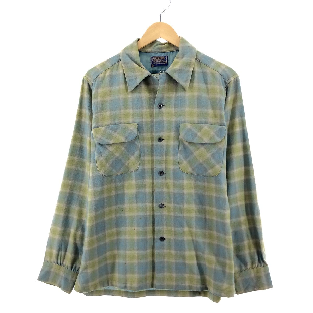古着 60年代 ペンドルトン PENDLETON ボードシャツ チェック柄 ウール