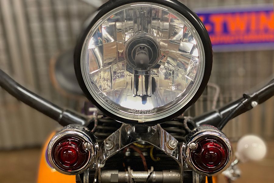 ハーレー GUIDE ウィンカーガラス レンズ セット パンヘッド