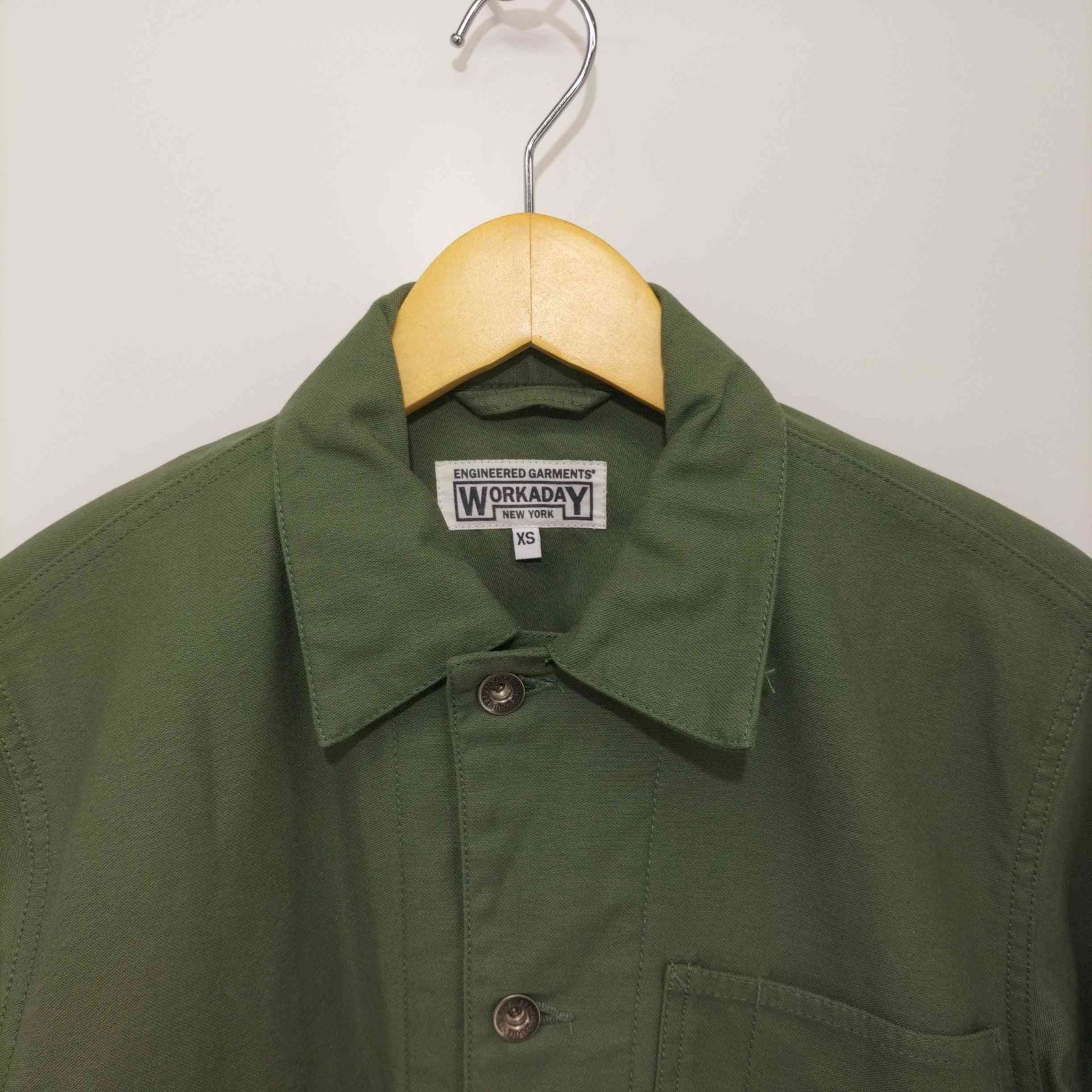 エンジニアードガーメンツ Engineered Garments WORKADAY UTILITY JACKET コットンサテンカバーオール メンズ  JPN：XS - メルカリ