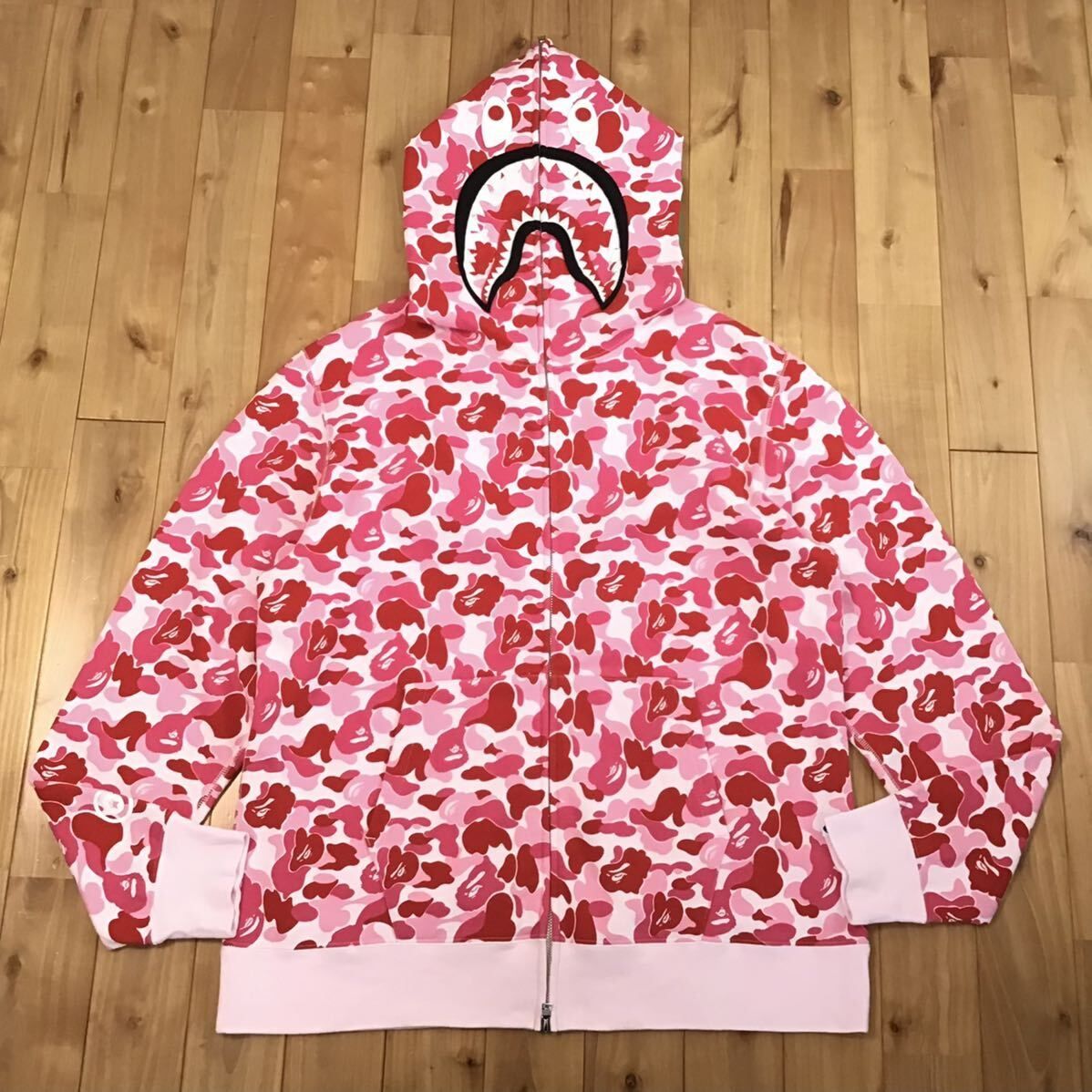 ☆2XL☆ ABC camo Pink シャーク パーカー shark full zip hoodie a bathing ape BAPE エイプ  ベイプ アベイシングエイプ ABCカモ - メルカリ