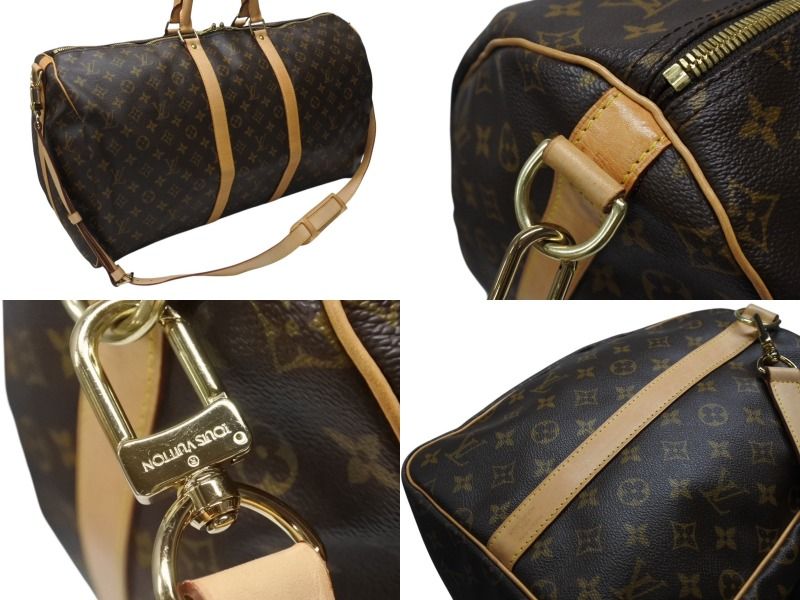 極美品 LOUIS VUITTON ルイヴィトン モノグラム キーポルバンド