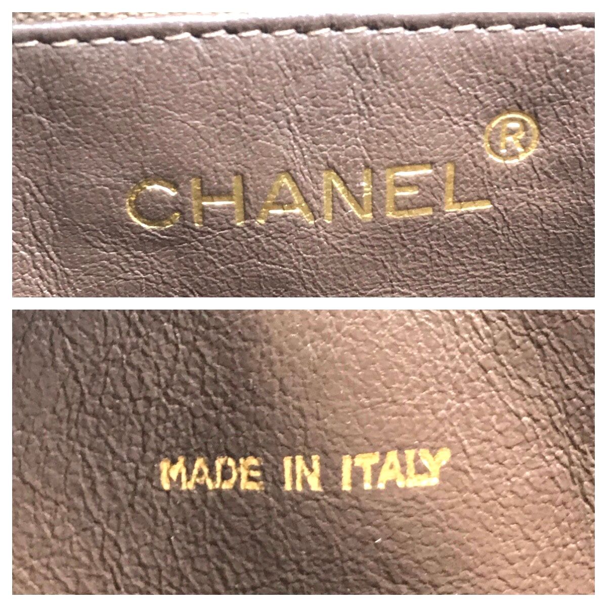 良品 CHANEL シャネル ココマーク バイアス ステッチ ラムスキン ターンロック チェーン ショルダー バッグ ブロンズ ga612 CHANEL シャネル ココマーク バイアス ステッチ ラムスキン ターン
