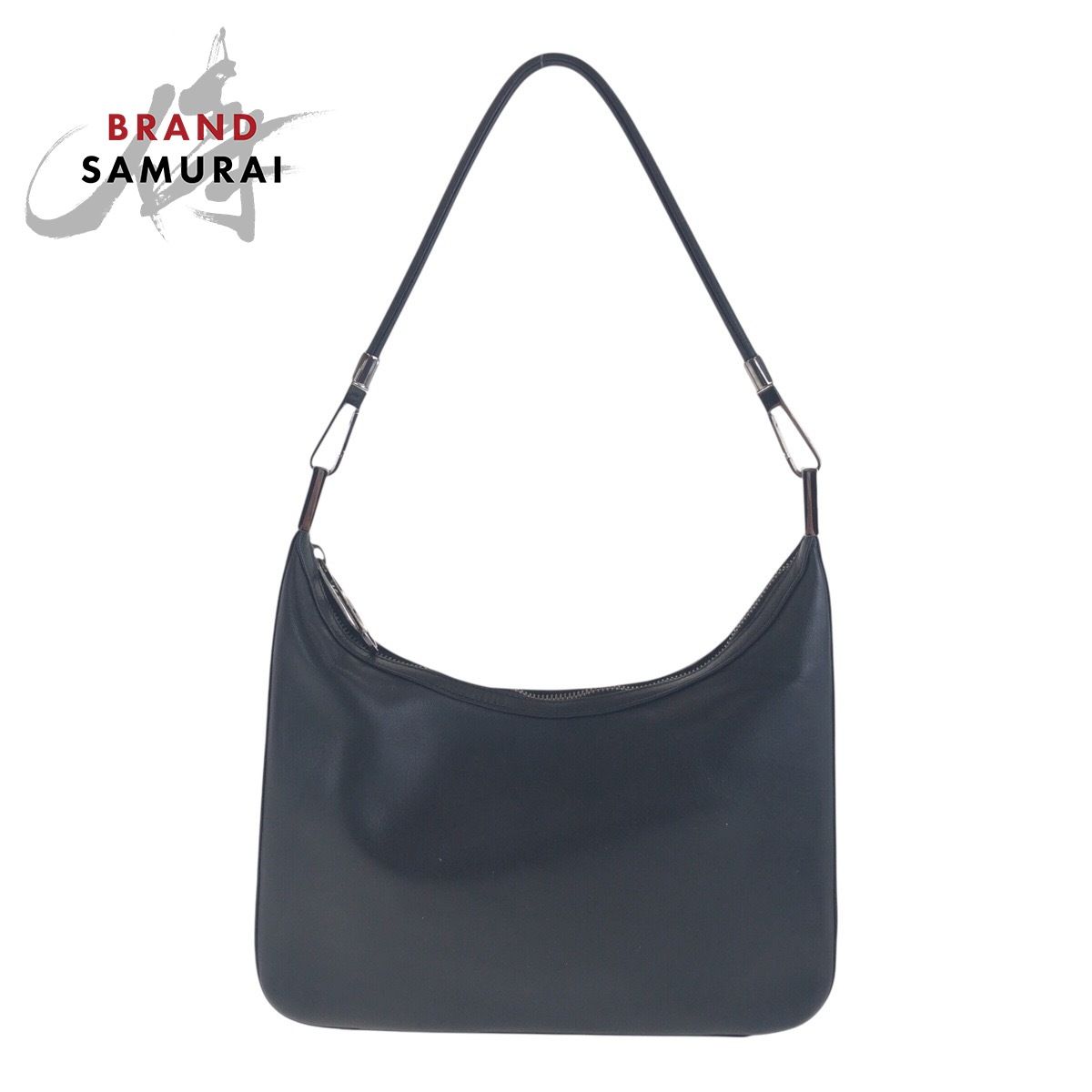 美品 GUCCI グッチ ブラック 黒 シルバー金具 レザー 001 3812 
