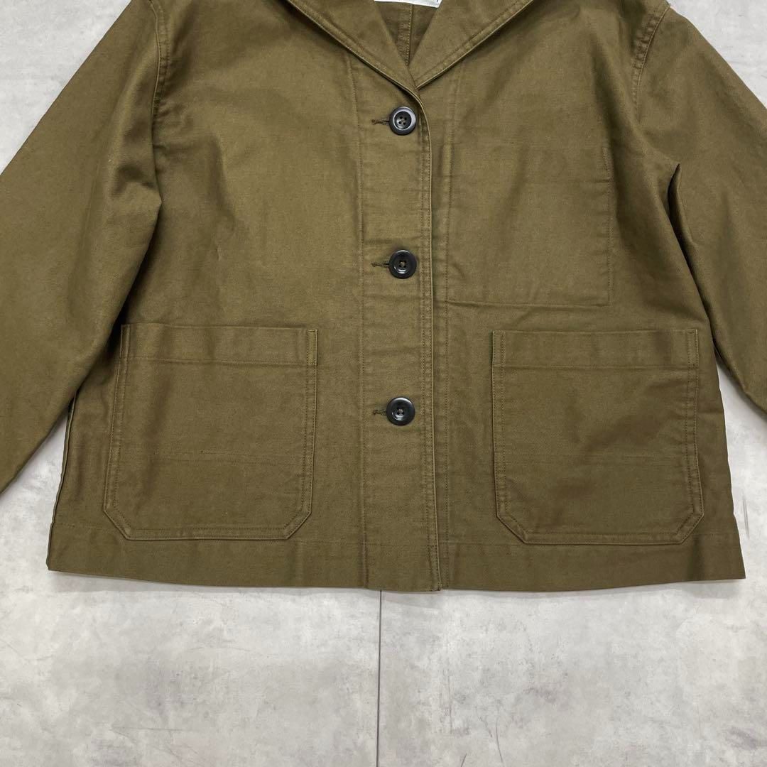【roar】ロアー/ミリタリーコート/カーキ/スワロフスキー/リアルファー/S roar】ロアー/ミリタリーコート/カーキ/スワロフスキー/リアルファー/S