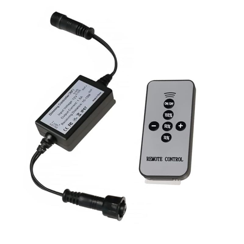 Aotealit 地中埋込型ライト 調光器 DC12V 調光コントローラー リモコン付き IR制御 IP67防水 12V 埋め込み式照明器具に適用 1