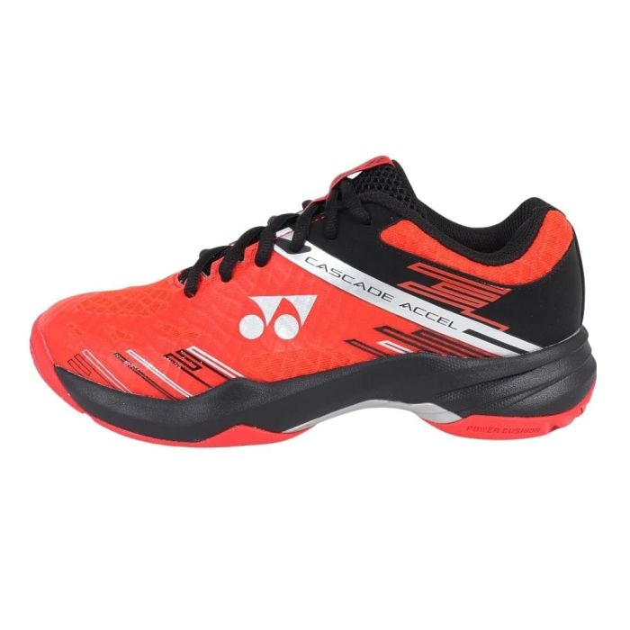 【新品・5営業日で発送】YONEX ヨネックス パワークッションカスケードアクセル (SHBCA1) 色 : レッド／ブラック サイズ : 28.5 