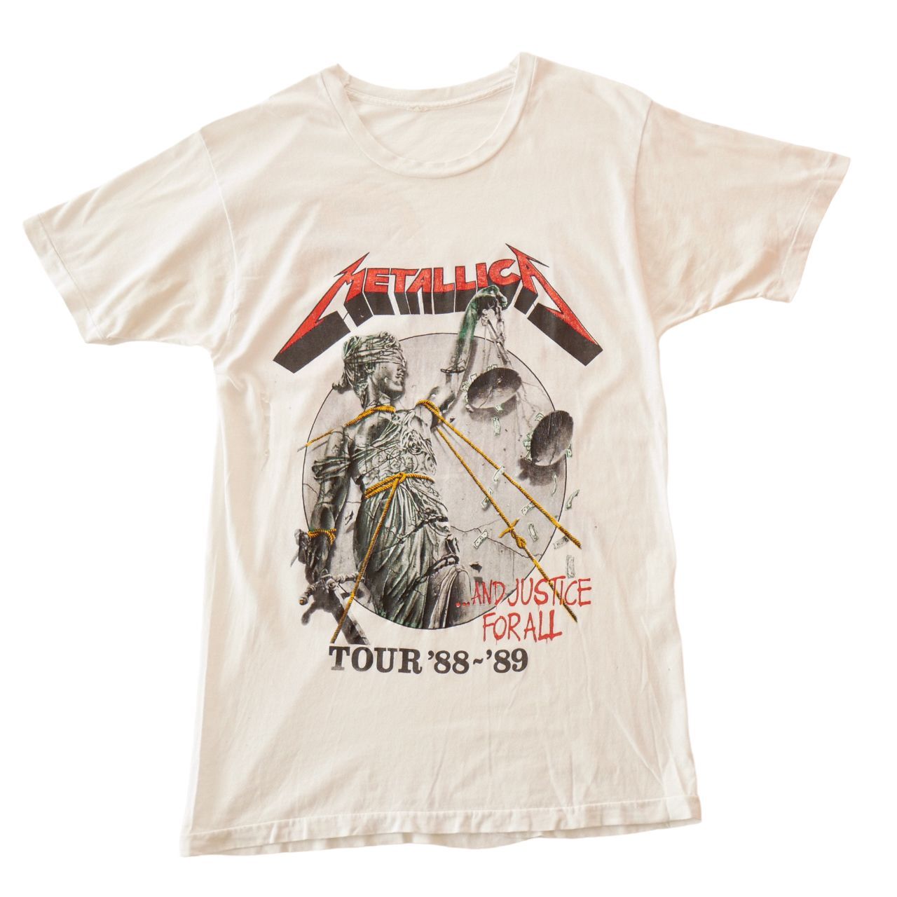 METALLICA メタリカ 88-89年 tour Tシャツ vintage - メルカリ
