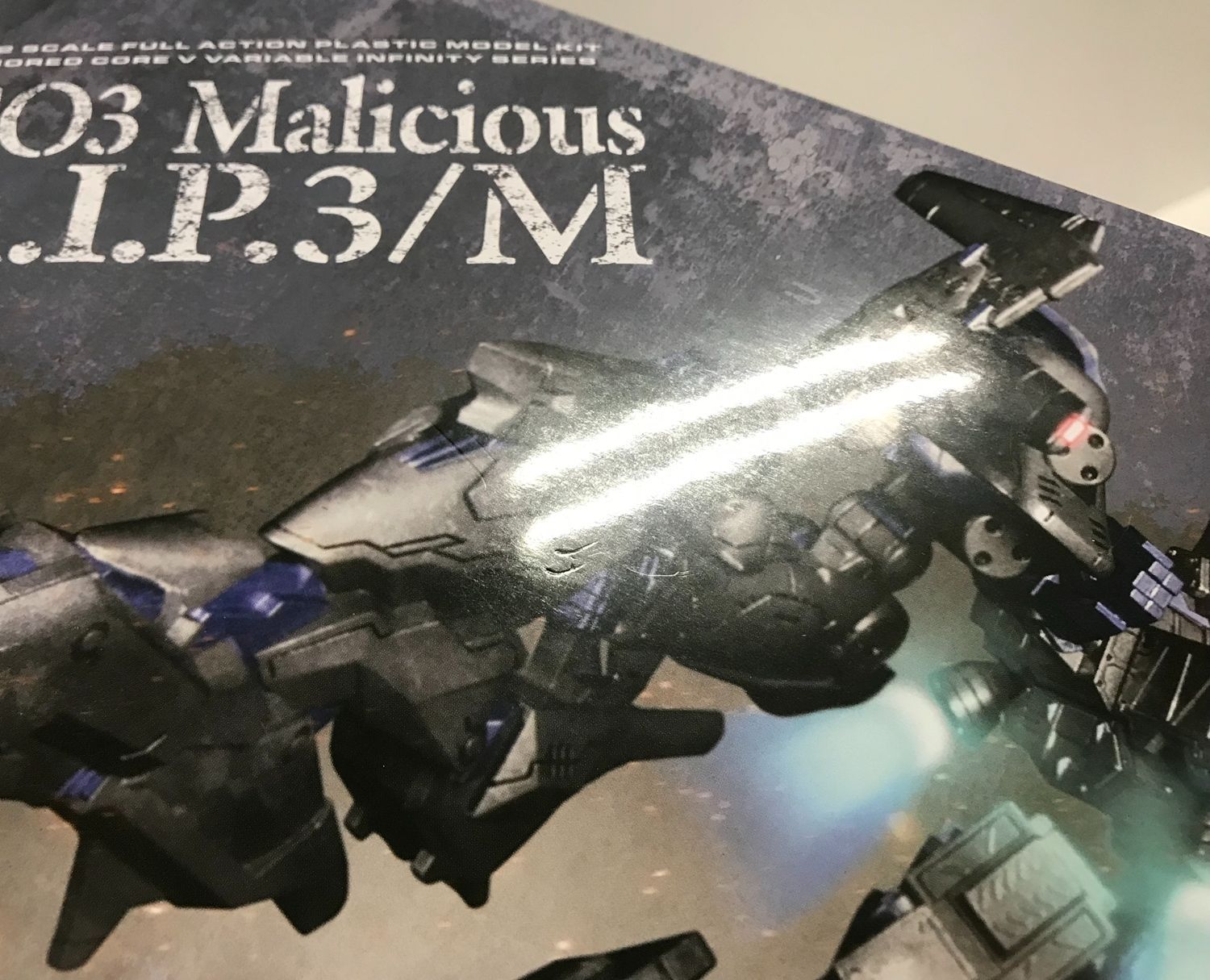 34.【未組立】1/72 CO3 Malicious R.I.P.3/M(ブルー・マグノリア搭乗機) アーマード・コア ヴァーディクトデイ【併売品】