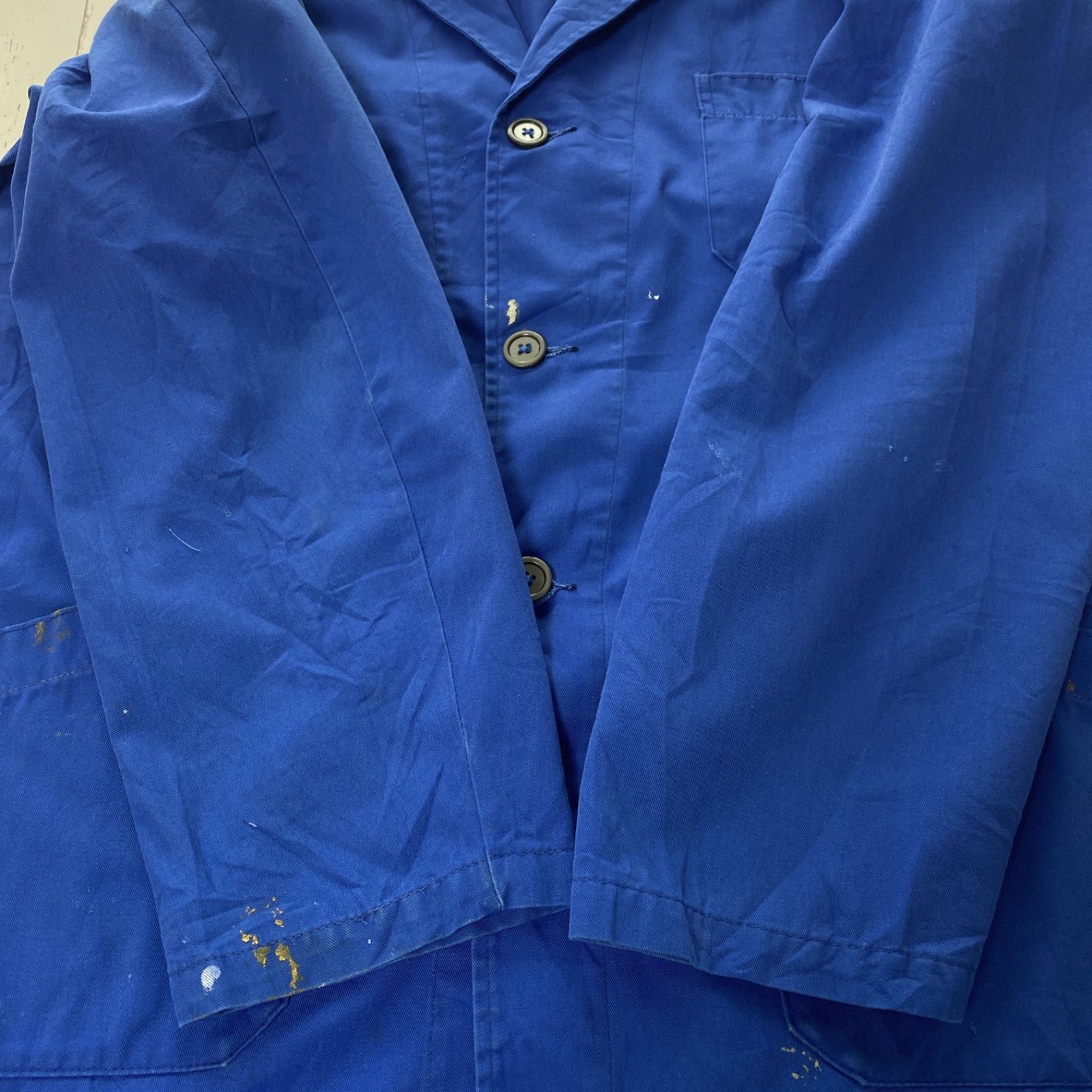 VETRA アトリエコート フランス ビンテージ 30-40s French Vintage VETRA Black Chambray Atel
