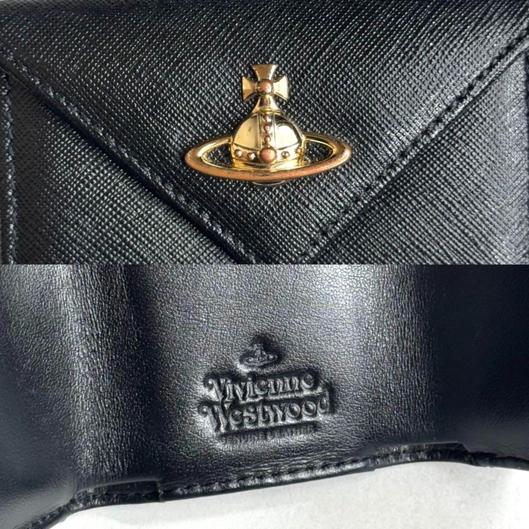 Vivienne Westwood サフィアーノレターウォレット ブラック Vivienne Westwood / サフィアーノレターウォレット ブラック