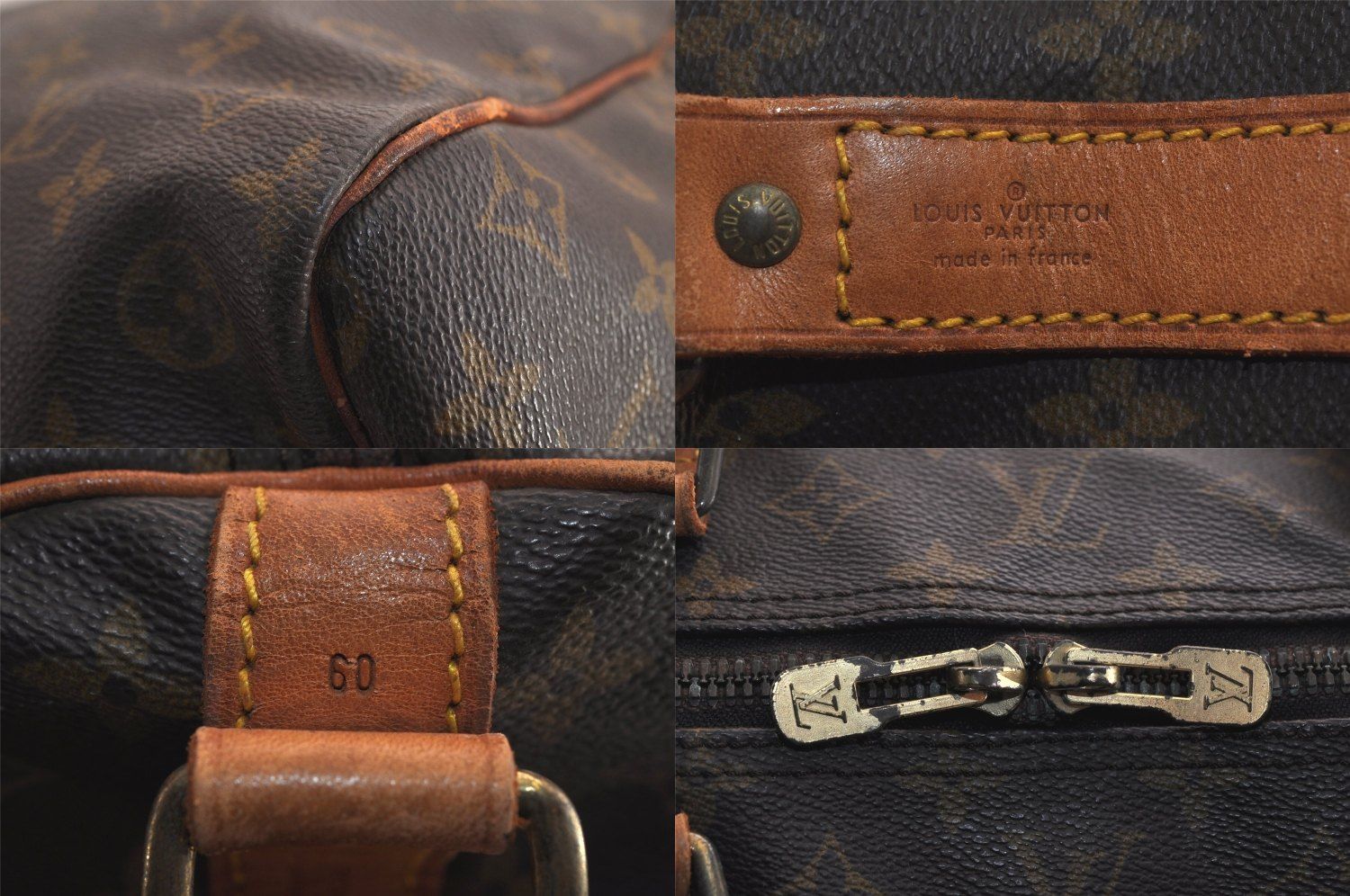 LOUIS VUITTON キーポル60  ボストンバッグ　ハンドバッグ LOUIS VUITTON ルイヴィトン ボストンバッグ キーポル・バンド