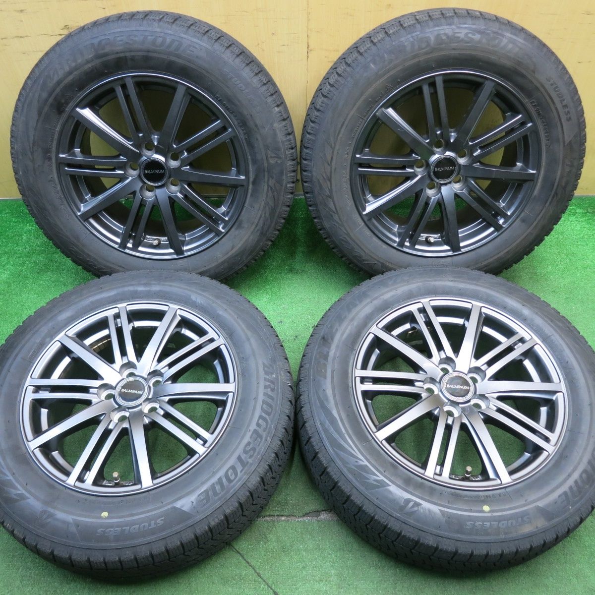 キレイ 21年 プリウス 等 195|65R15 スタッドレス ブリヂストン ブリザック VRX2 BALMINUM バルミナ 15インチ PCD100|5H 5050704NJス
