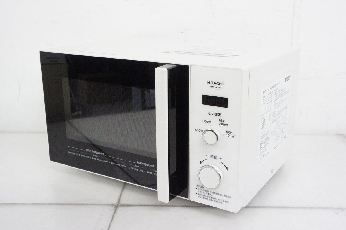 【中古】日立 電子レンジ HMR-BK220-Z5 22L 50Hz（東日本専用） 中古】日立 電子レンジ HMR-BK220-Z5 22L 50Hz（東日本専用） - メルカリ
