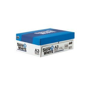 （まとめ） TANOSEE PPC用紙 SNOW WHITE 75 A3 1箱（1500枚：500枚×3冊） 