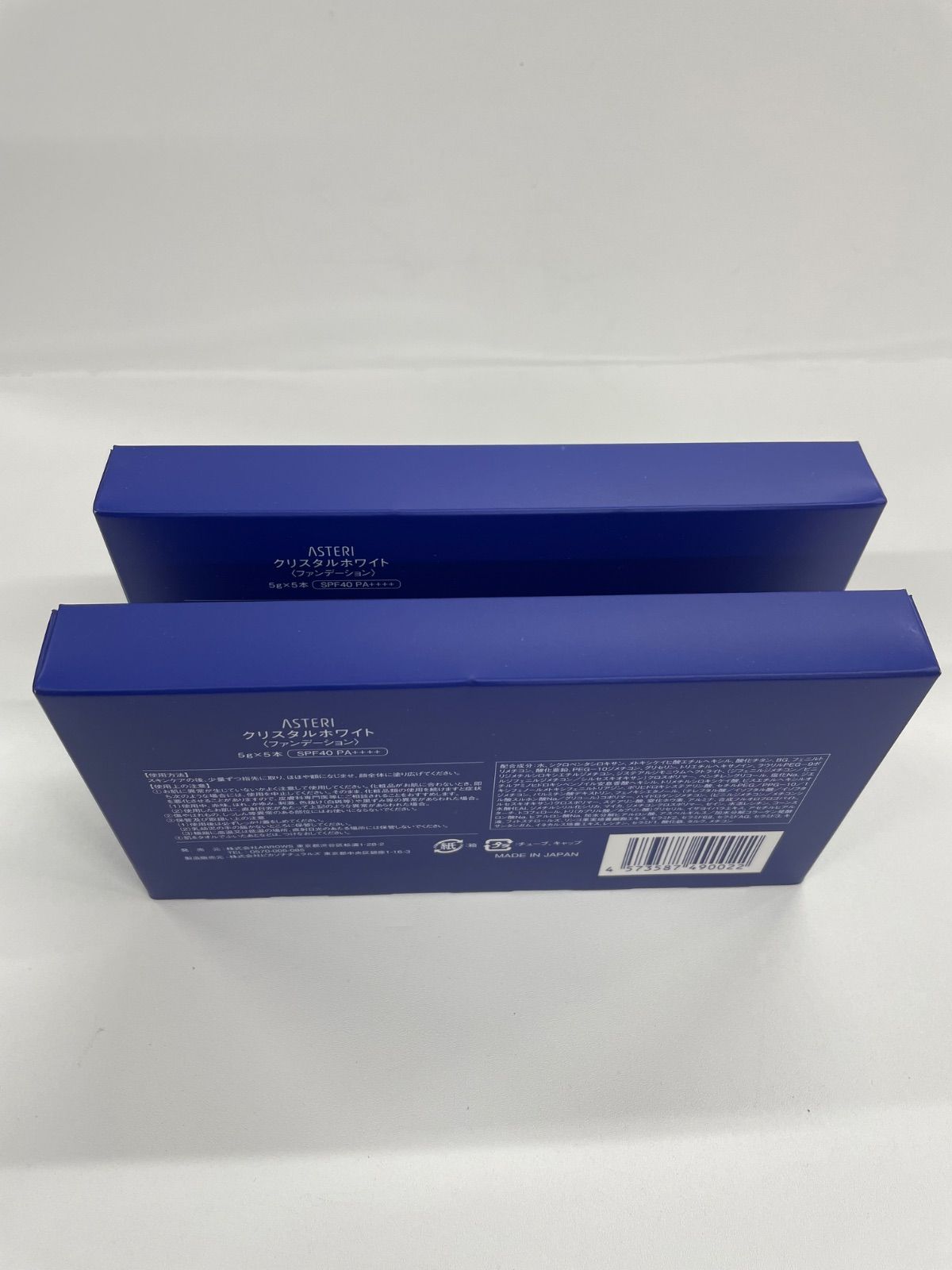 ASTERI クリスタルホワイトファンデーション 5g×5本 6箱