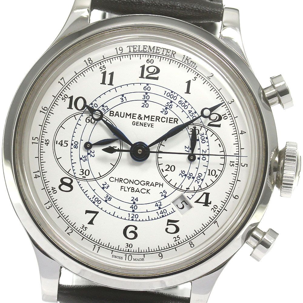 ボーム＆メルシェ Baume u0026 Mercier 65689 ケープランド フライバック クロノグラフ 自動巻き メンズ保証書付き_869949