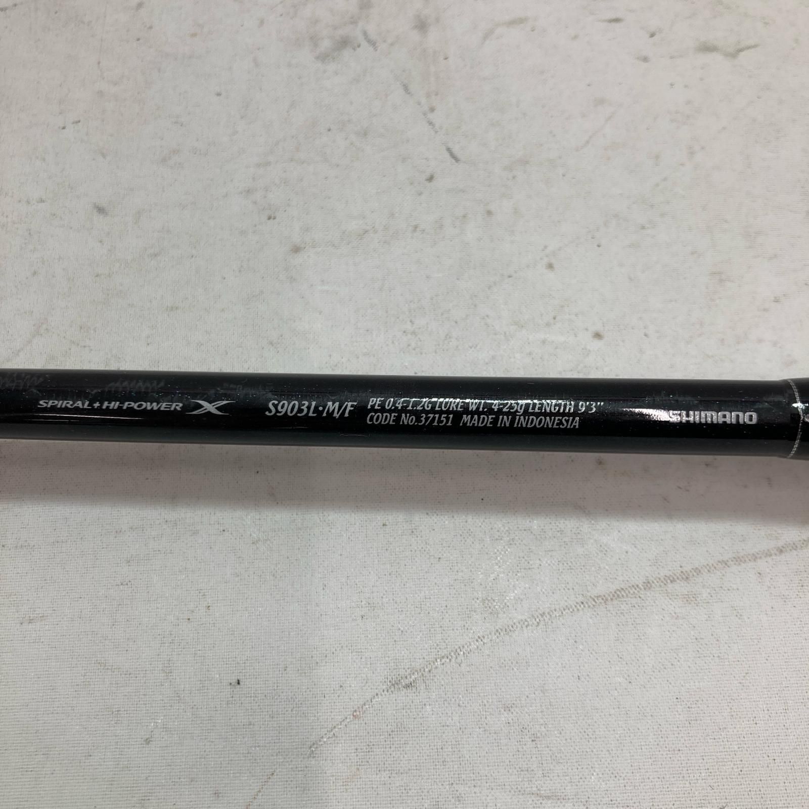 SHIMANO - SHIMANO シマノ ルアーロッド エクスセンス S903LMF 37151 竿袋付 SHIMANO シマノ ルアーロッド エクスセンス S903LMF 37151 竿袋