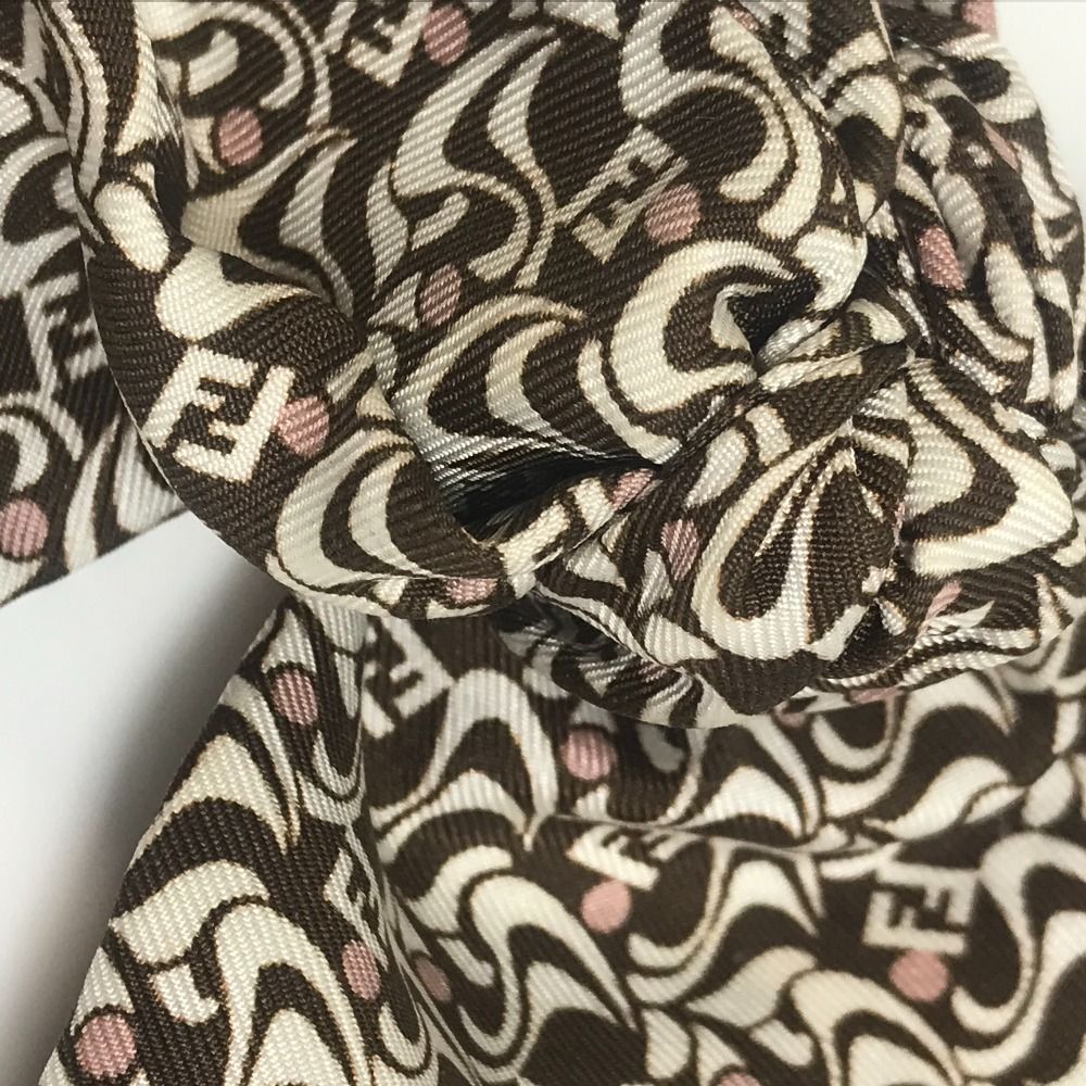 FENDI フェンディ バレッタ シルク ロゴ シルク - メルカリ