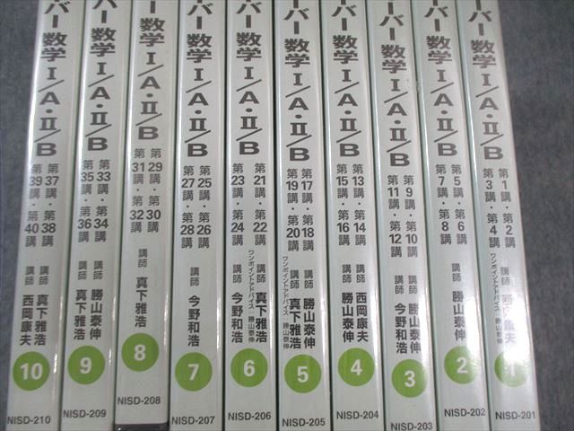 日本インターアクト ハイパーレクチャー クロスオーバー数学I・A・II・B 未開封 未使用品 DVD10巻付 西岡康夫他 100M0D 日本インターアクト ハイパーレクチャー クロスオーバー数学I・A