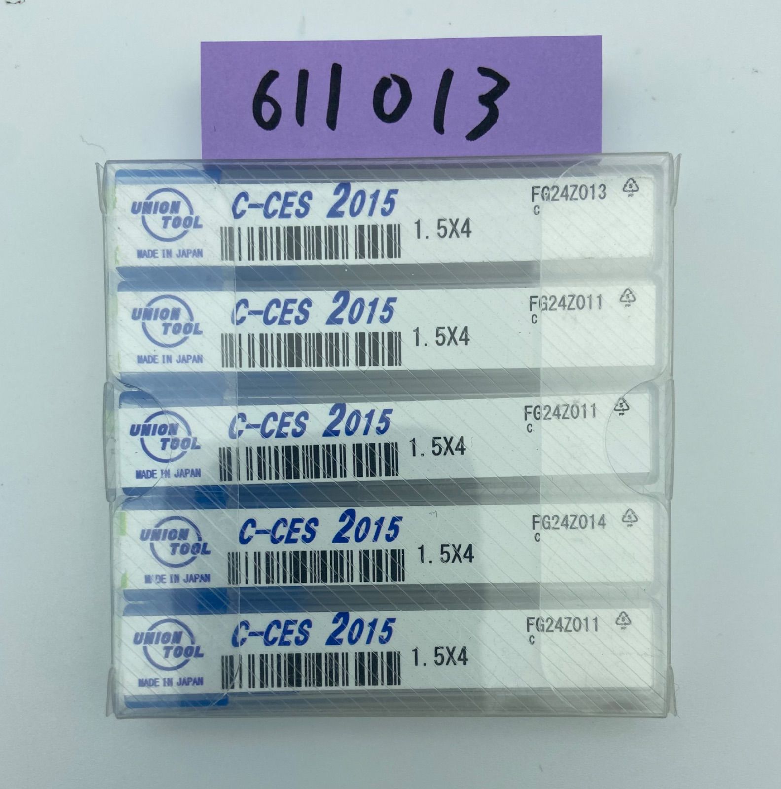 ユニオンツール UNION TOOL C-CES 2015 1.5x4 5本セット