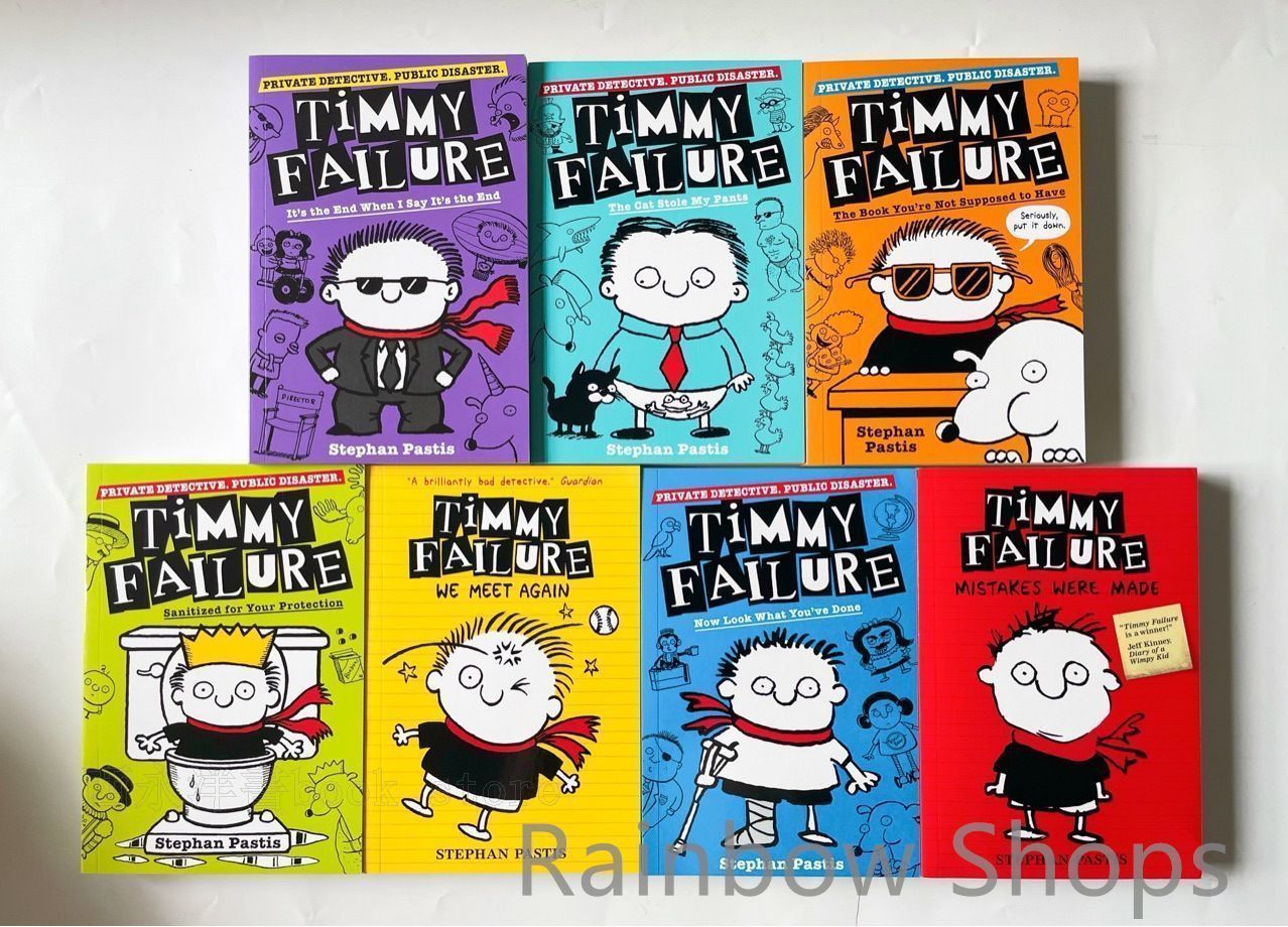 Timmy Failure 7册　洋書 新品未使用】Timmy Failure 英語絵本 洋書 7冊 ocp15 - メルカリ