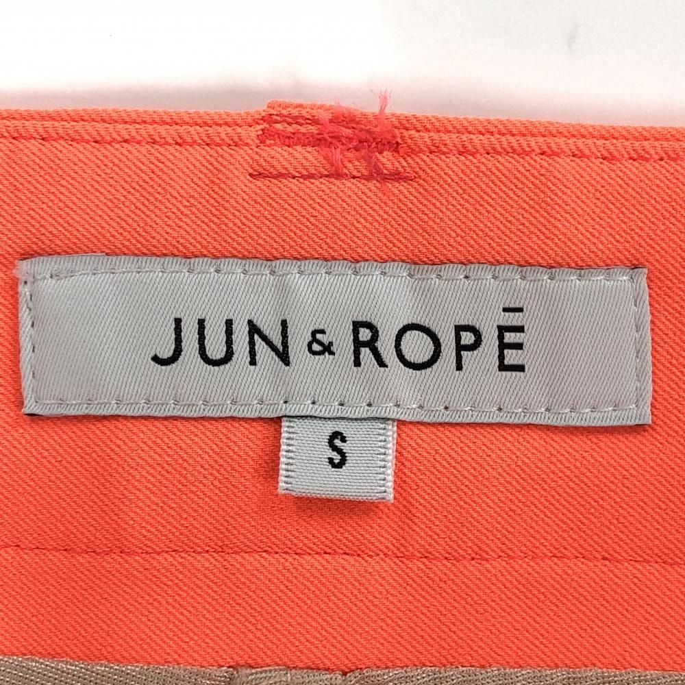 JUN & ROPE バイカラー スカート ベージュ インナーパンツ付き