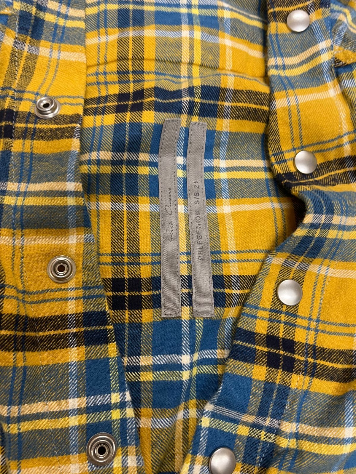 RICK OWENS 21SS LARRY SHIRT RU21S6778-CP PHLEGETHON期