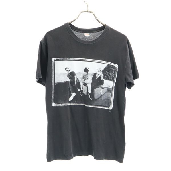 【中古】 90s　USA製 ビースティーボーイズ 半袖 Tシャツ L 黒 Hanesボディー メンズ 【200613】 メール便可