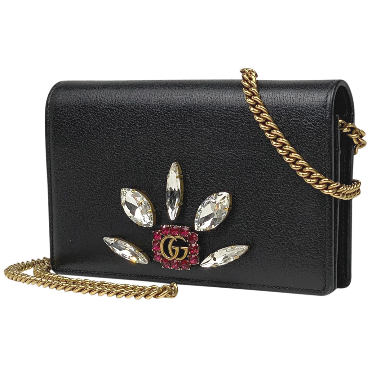 GUCCI ショルダーバッグチェーンウォレットクラッチ