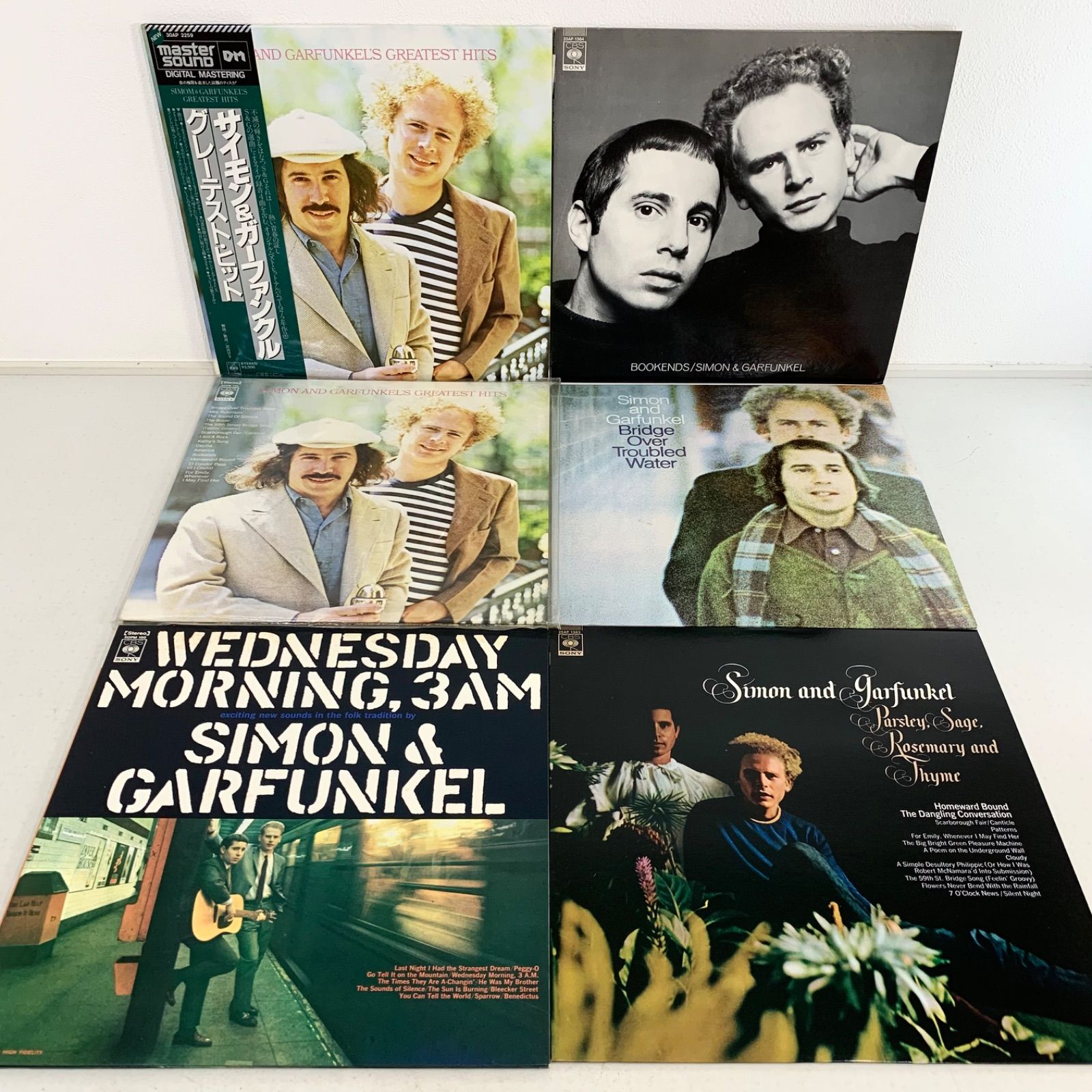 サイモン&ガーファンクル lpレコード レコード 5タイトル まとめ売り サイモン&ガーファンクル LP レコード まとめ売り - メルカリ