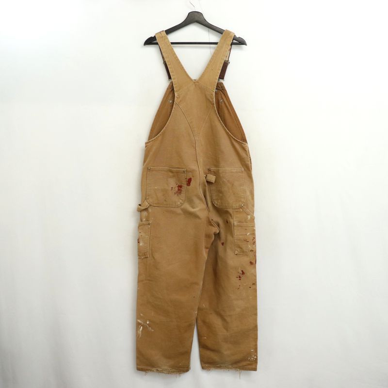 00s Carhartt ワーク ダブルニー ペンキ ダック オーバーオール メンズ