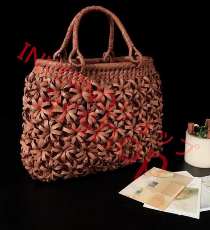 希少新品！極美品☆高級UPハンドバック 職人手作り良品 山葡萄