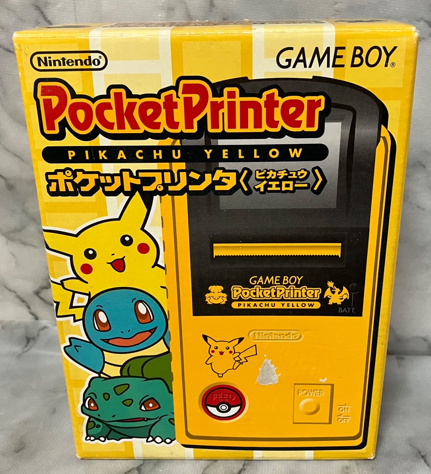 ゲームボーイ ポケットプリンタ ピカチュウ イエロー