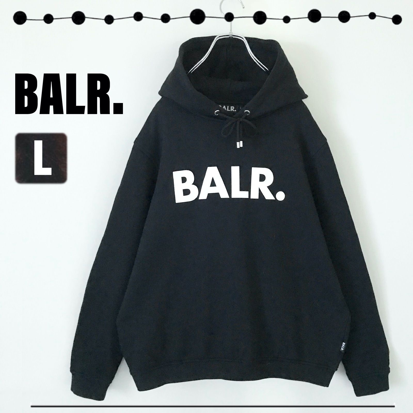 BALR.ボーラー☆ロゴプリント☆スウェットパーカー☆オランダ☆ラグジュアリーサッカー☆メンズL - メルカリ