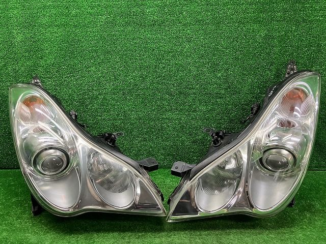 ジャンク 日産 J50|NJ50 スカイライン ヘッドライト 左右 HID 100-63975 レベ付き バラスト付き 250515241