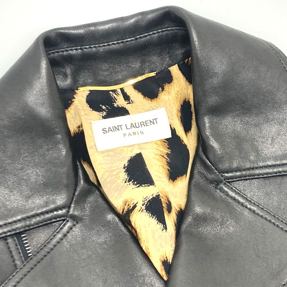 SAINT LAURENT - サンローランパリ SAINT LAURENT PARIS フライジャケット 536902 ジャケット フライジャケット ライダース ライダースジャケット レザー ブラック 楽天市場】SAINT LAURENT PARIS サンローランパリ 536902 フライ