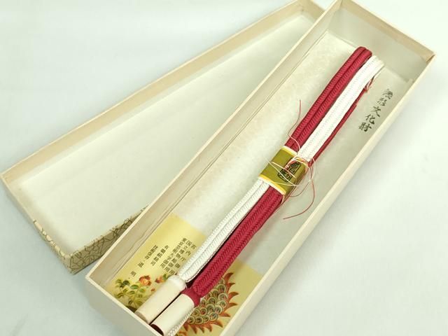 有職組紐道明　帯締め　唐組　　金糸　宮内庁御用　逸品　未使用 平和屋本店□極上 有職組紐道明 帯締め 笹浪組 金糸 宮内庁御用 国立