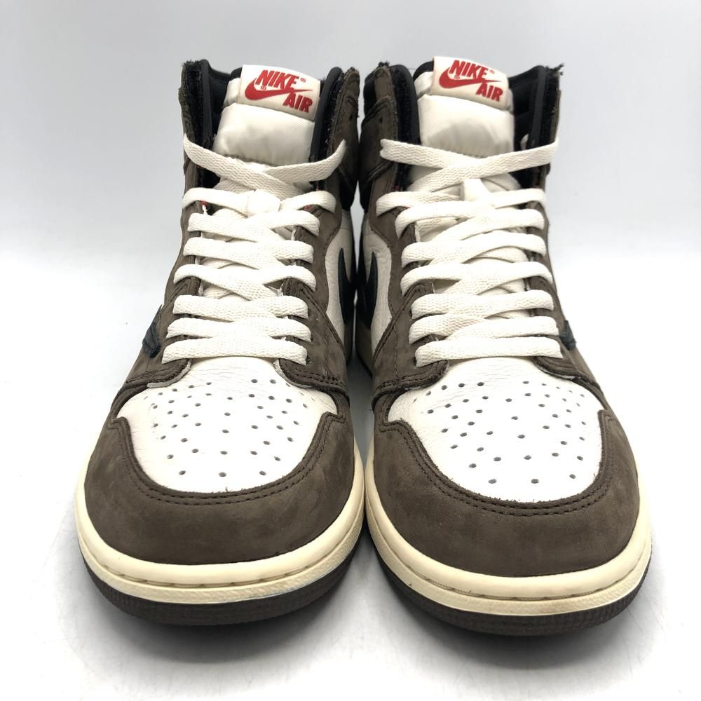 NIKE×TravisScott HIGH OG TS SP Dark Mocha サイズ27.5 cm CD 4487-100 ナイキ トラヴィススコット 17